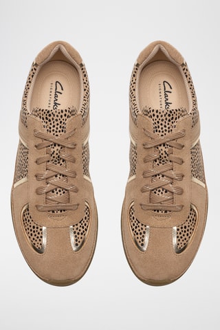 Baskets en nubuck - Camel