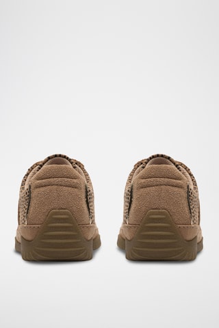 Baskets en nubuck - Camel
