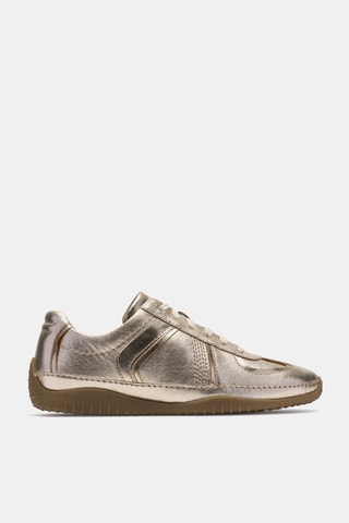 Baskets en cuir - Doré