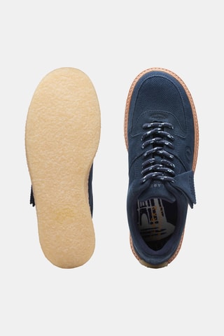 Baskets en nubuck Sandford - Bleu marine