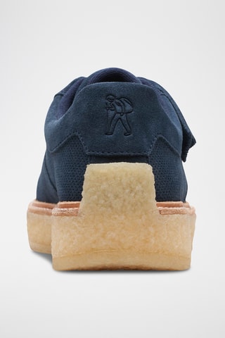 Baskets en nubuck Sandford - Bleu marine