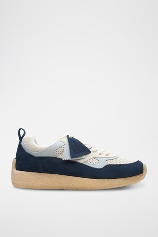 Baskets en nubuck Lockhill - Bleu marine