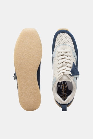 Baskets en nubuck Lockhill - Bleu marine