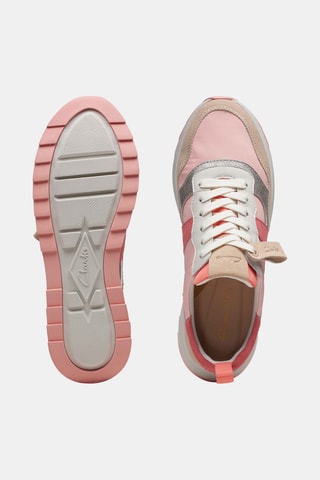 Baskets en cuir DashLite - Rose