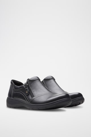 Slip-on en cuir Carleigh - Noir