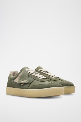 Baskets plateformes en nubuck Tor - Kaki