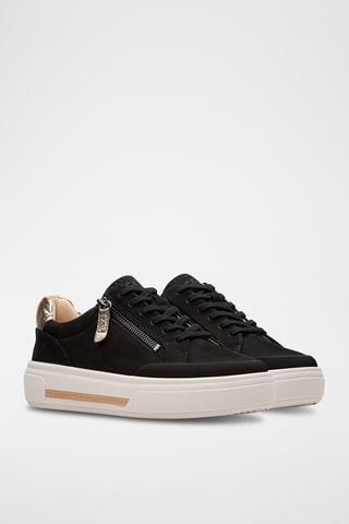 Baskets plateformes en nubuck Hollyhock - Noir