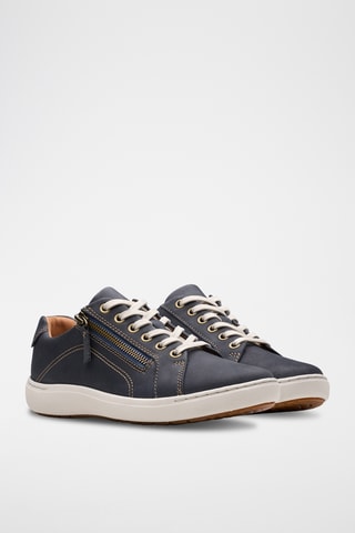 Baskets en nubuck Nalle - Bleu marine