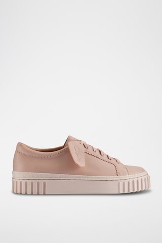 Baskets plateformes en cuir Mayhill - Rose