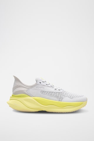 Baskets compensées Clarks Pace - Blanc et vert