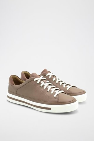 Baskets en cuir Un Maui - Vieux rose