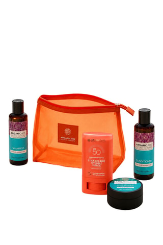 Trousse de voyage Summer Glow Argan & Beurre de Karité - Cheveux secs et abîmés - 5 produits