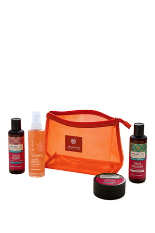 Trousse de voyage Summer Glow Kératine - Cheveux abîmés, secs ou traités chimiquement - 5 produits