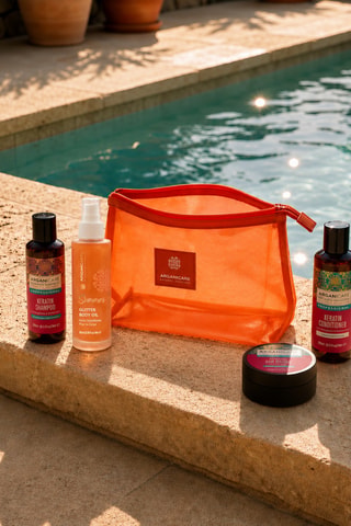 Trousse de voyage Summer Glow Kératine - Cheveux abîmés, secs ou traités chimiquement - 5 produits