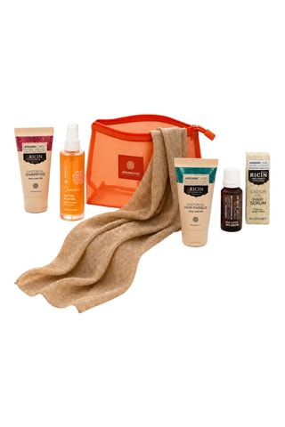 Trousse de voyage cheveux Summer Gllow Huile de Ricin - 6 produits