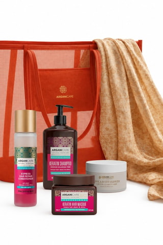 Coffret cheveux et corps Summer Glow Kératine - 6 produits