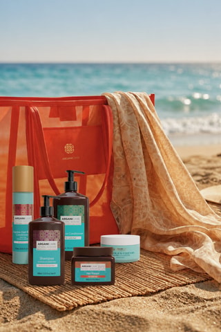 Coffret cheveux et corps Summer Glow -  Cheveux bouclés - 7 pièces