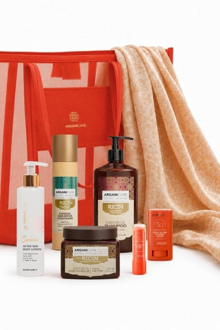 Coffret cheveux et visage Summer Glow Huile de Ricin Premium Care - 8 produits