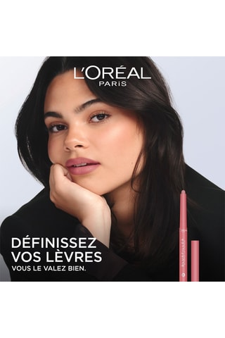 Lápiz perfilador de labios - 530 bordeaux bisous - 1 g - L'Oréal Paris