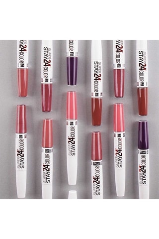 Pintalabios líquido satinado Super Stay 24 h - N.° 195 Raspberry - 5 g - Maybelline