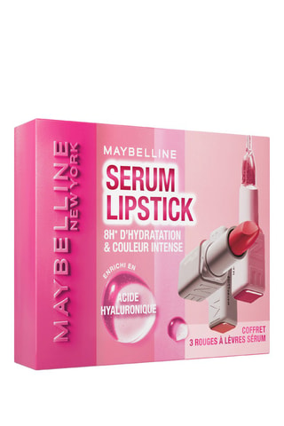 3 pintalabios Sérums - 002 Maybe It's, 004 Wild Card, 108 Fit Check - Maybelline