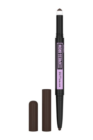Lápiz y polvos para cejas 2 en 1 Express Brow - 05 Black brown - 1 g - Maybelline