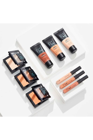 Polvos faciales compactos matificantes Fit Me Matte & Poreless - N.° 250 Beige Ensoleillé - 9 g - Maybelline