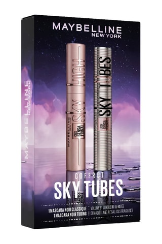 Cofanetto mascara Sky High & Sky Tubes - nero - 2 prodotti - Maybelline