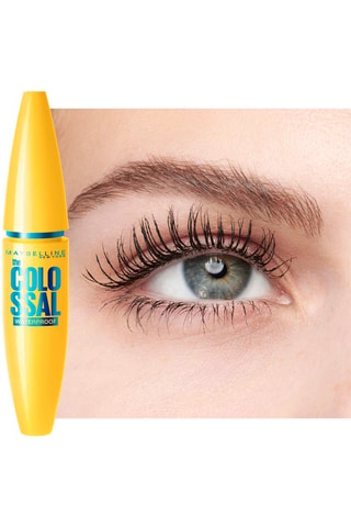 Máscara de pestañas Volum'Express The Colossal Big Shot Waterproof - Negro - 10 ml - Maybelline