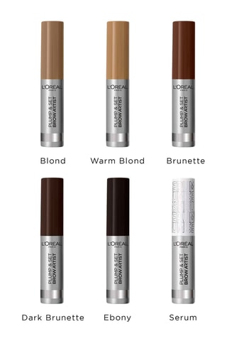 Máscara de cejas Brow Artist Plump & Set N.° 108 Dark Brunette - 5 ml