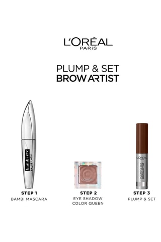 Máscara de cejas Brow Artist Plump & Set N.° 108 Dark Brunette - 5 ml