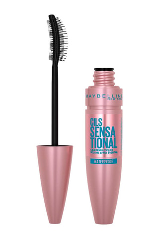 Máscara de pestañas waterproof volumen Cils Sensational - Very Black - 9,5 ml - - Maybelline