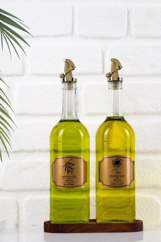 2 distributeurs d’huile - 100 cl