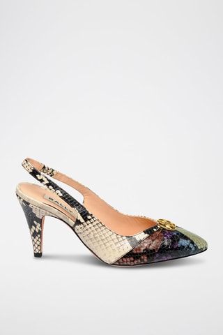 Escarpins en cuir de chèvre - Beige