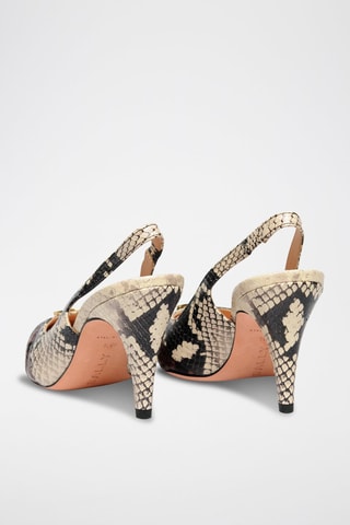 Escarpins en cuir de chèvre - Beige