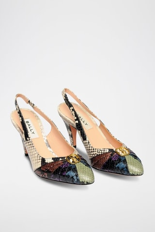 Escarpins en cuir de chèvre - Beige