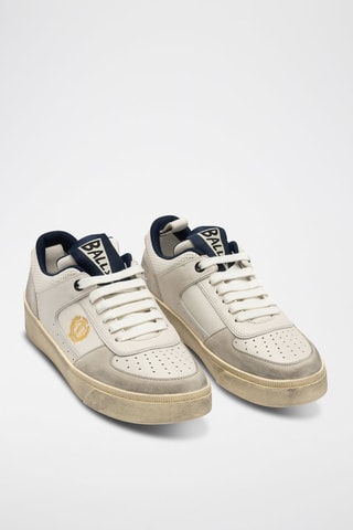 Baskets en cuir de veau - Bleu