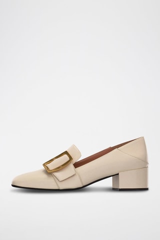 Escarpins en cuir de veau - Beige