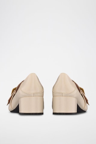 Escarpins en cuir de veau - Beige