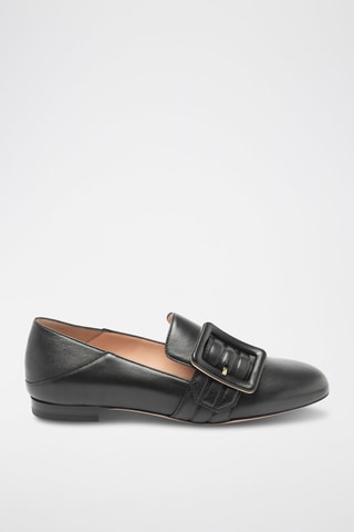 Ballerines en cuir d’agneau - Noir