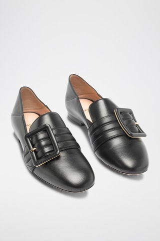 Ballerines en cuir d’agneau - Noir