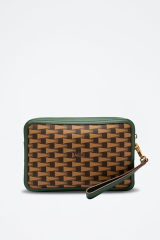 Pochette en cuir de veau - Marron