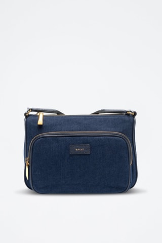 Sac bandoulière en jean - Bleu marine