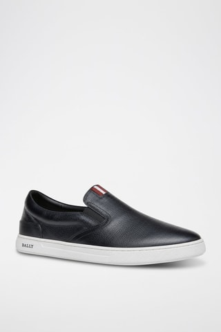 Slip-on en cuir - Noir