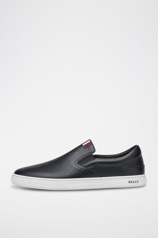 Slip-on en cuir - Noir