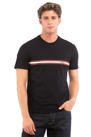 T-shirt - Blanc, noir et rouge