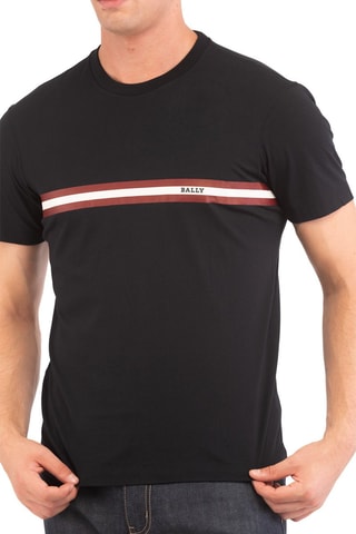 T-shirt - Blanc, noir et rouge