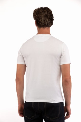 T-shirt - Blanc, rouge, bleu et jaune
