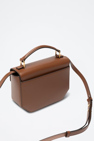 Sac bandoulière en cuir - Marron