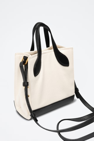 Sac bandoulière - Blanc et noir